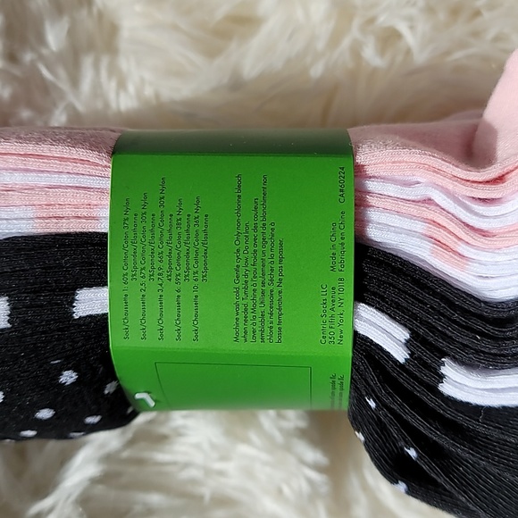 KATE SPADE CREW SOCK 10 PK LADIES SIZES 4-10 - Picture 6 of 9